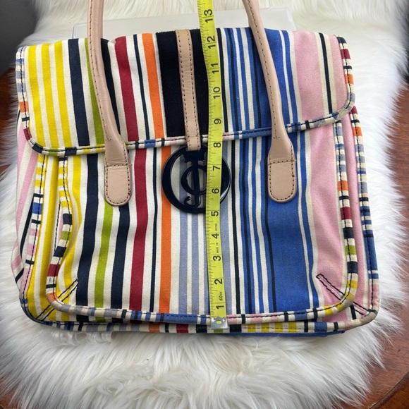 Juicy Couture Maeve crazy for couture messenger Bag with Vibrant Stripes - Picture 10 of 12